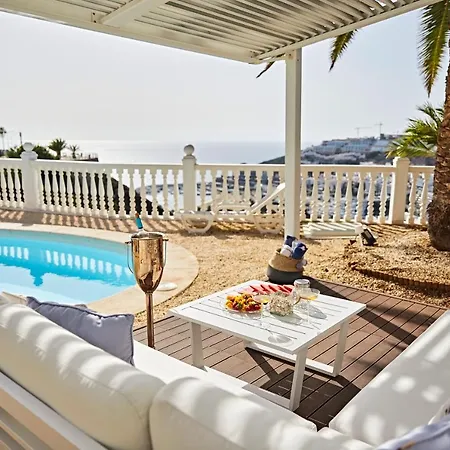Stunning Villa With Breathtaking Ocean View Mogan Exterior photo
